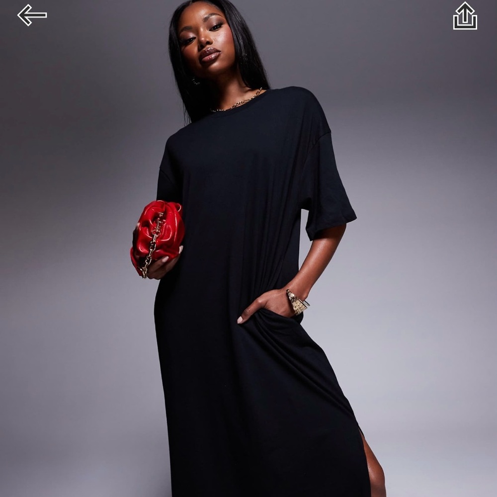 ASOS Black Maxi Dress